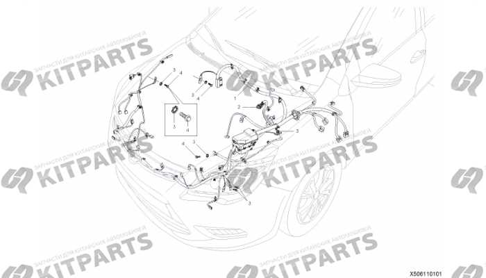 Жгут проводов моторного отсека Lifan