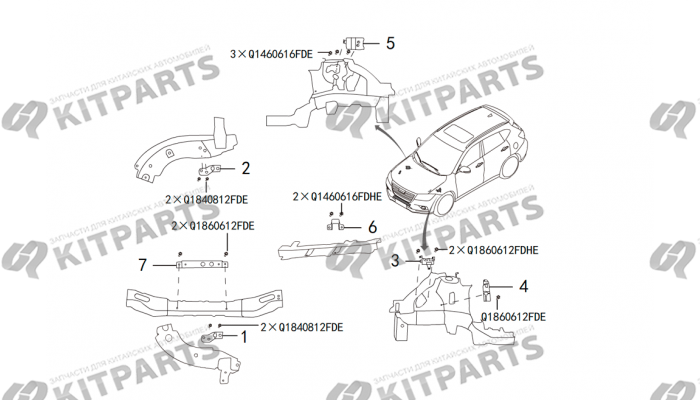 Моторный отсек Haval