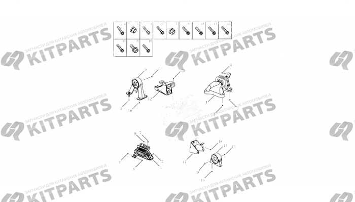 Опоры двигателя [JLE-4G18TD-B06] Geely