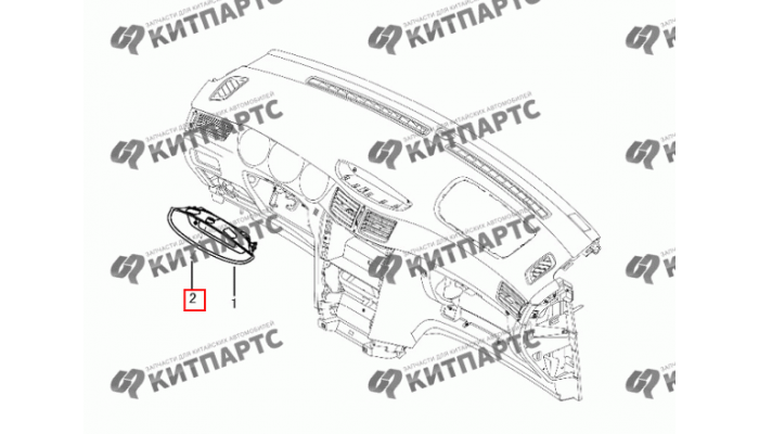 Информационный дисплей Dong Feng S30