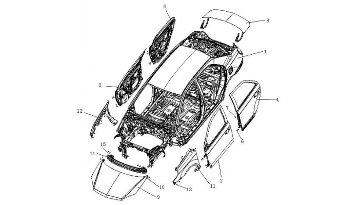 Кузов в сборе Geely MK